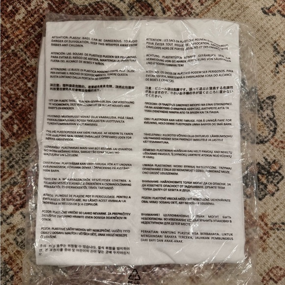 NWT Talentless White T-Shirt, Size Small - Picture 2 of 2